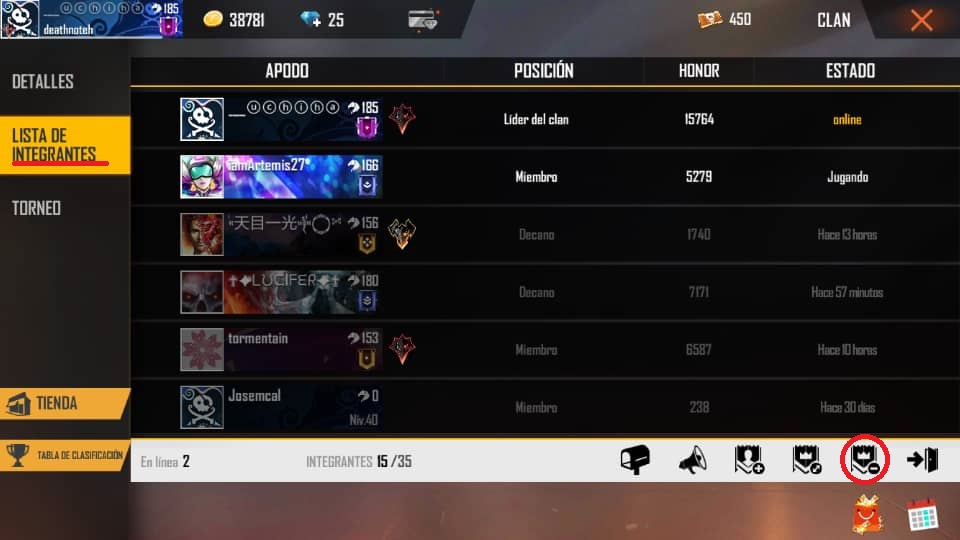 como eliminar un clan en free fire